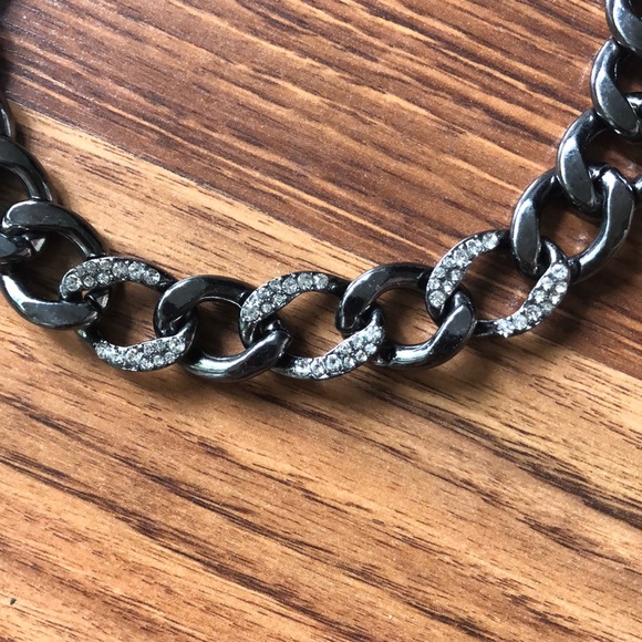 Silver chain necklace choker - Picture 2 of 4